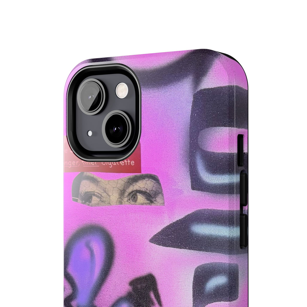 "Lila Prinzessin" Airbrush iPhone Hülle