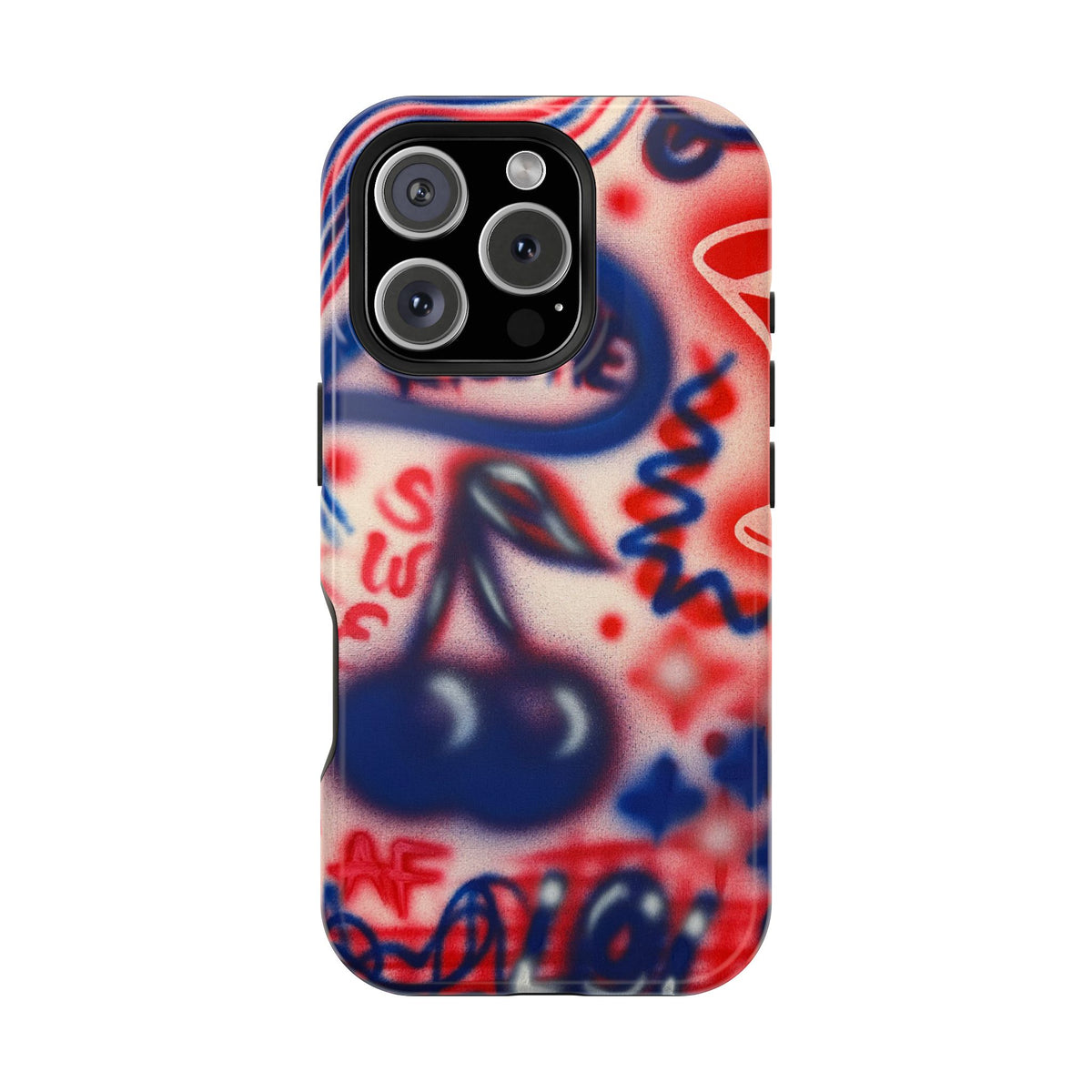 MagSafe „Kiss me“ Airbrush iPhone-Hülle