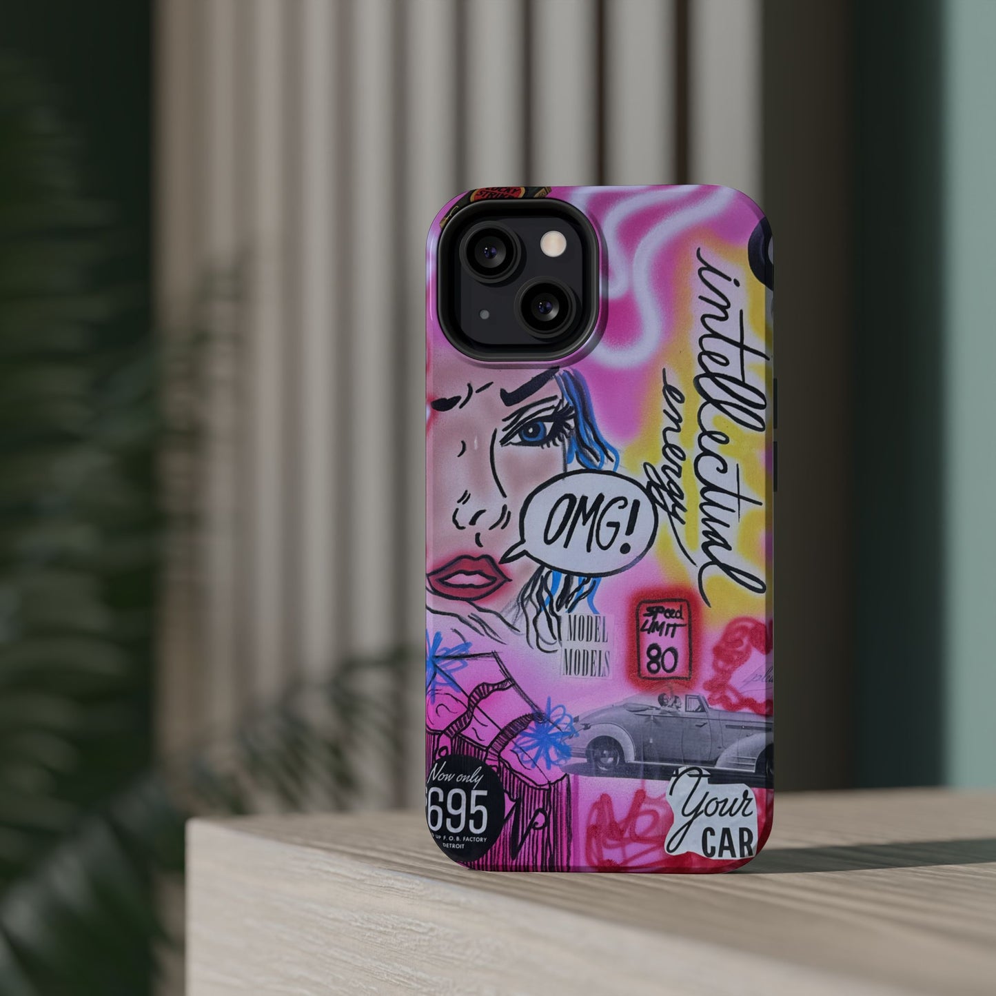 MagSafe "intellektuelle Energie" Airbrush iPhone Hülle