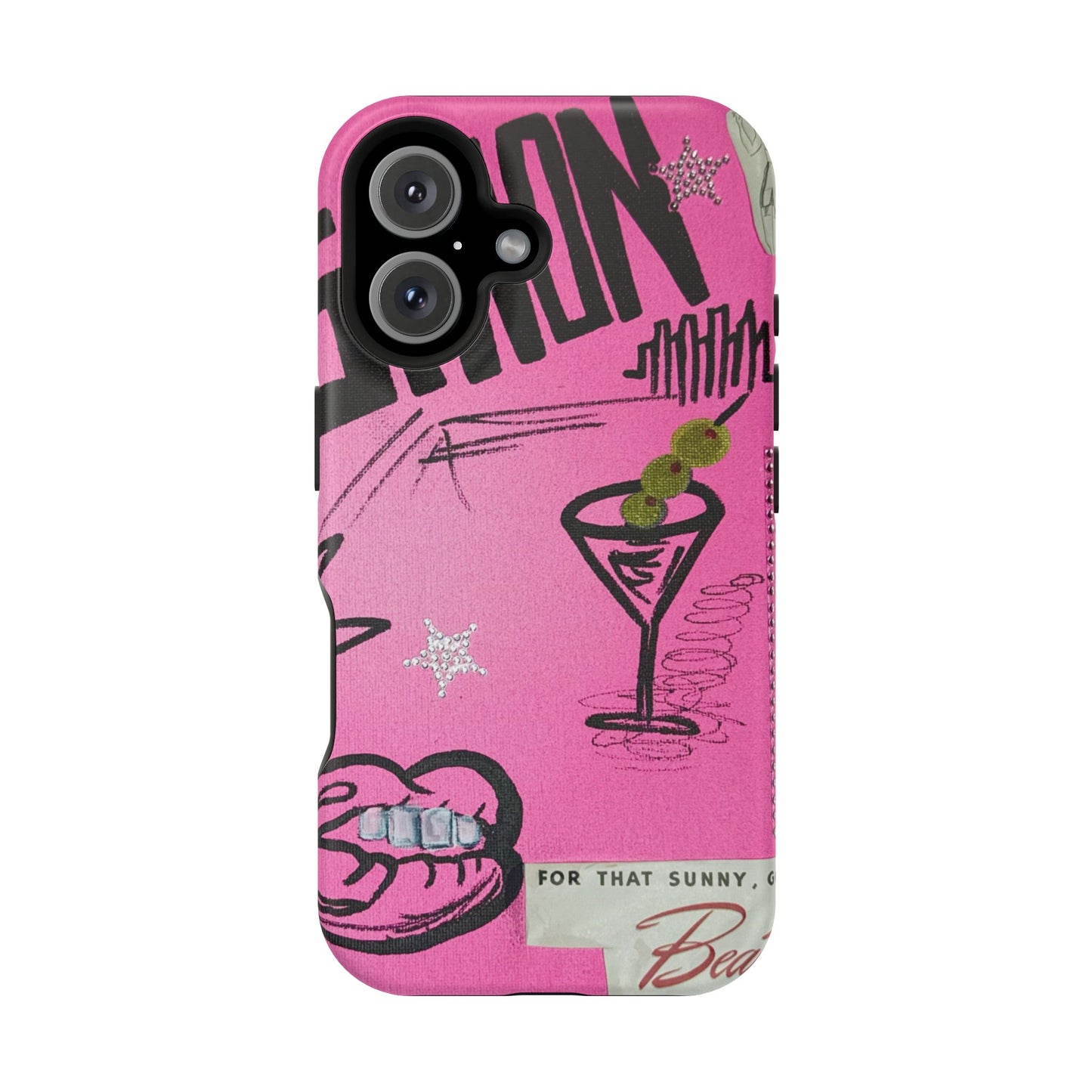 MagSafe "high fashion" airbrush iPhone case