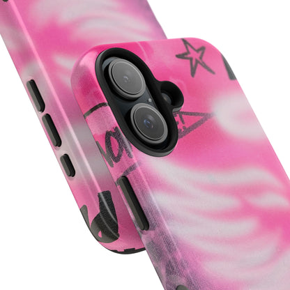 "pink angel wings" airbrush iPhone case