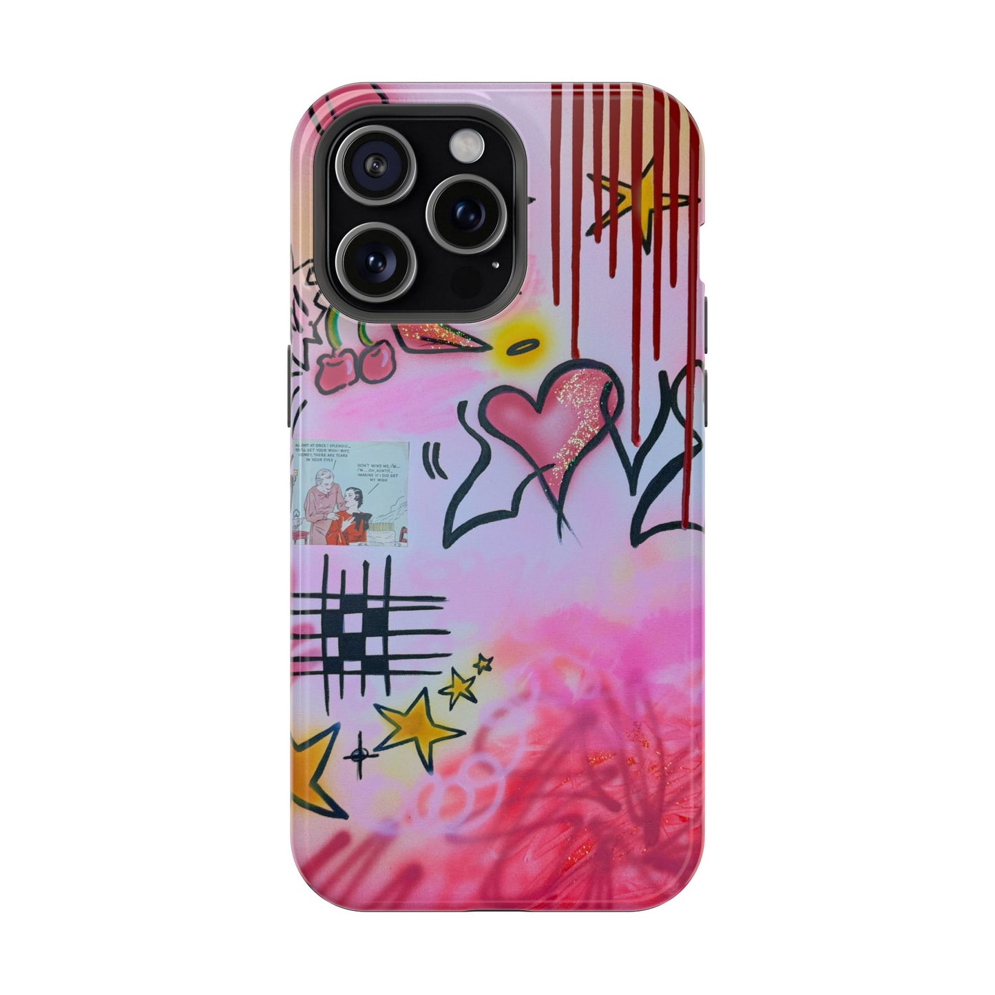 MagSafe "cherry. luvr" Airbrush iPhone-Hülle
