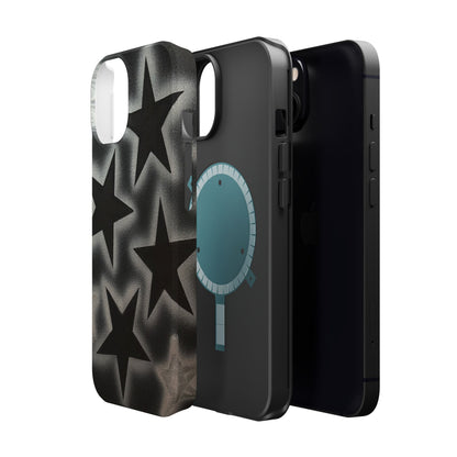 MagSafe "chrome stars" airbrush iPhone case