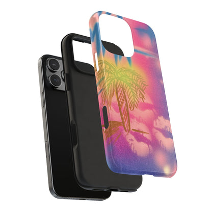 "glowy night" airbrush iPhone case