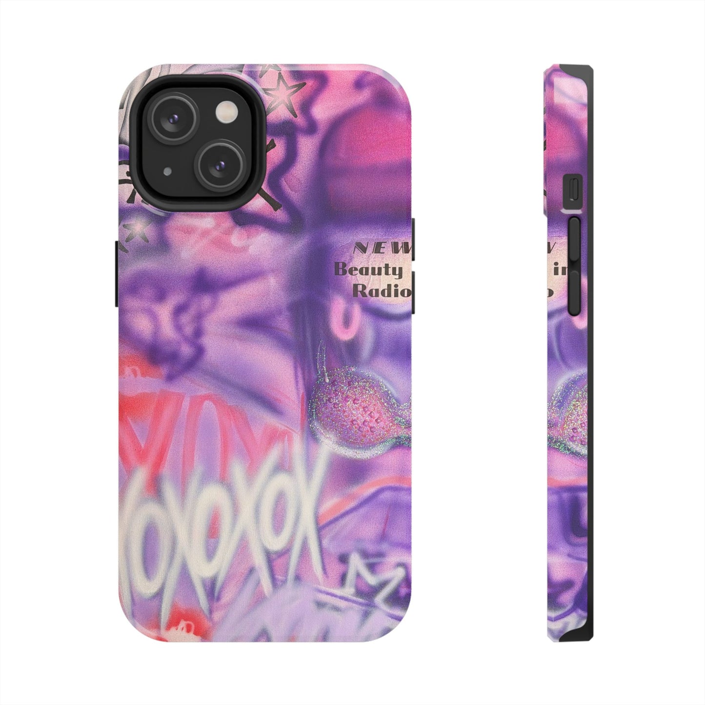 "mic check" airbrush iPhone case