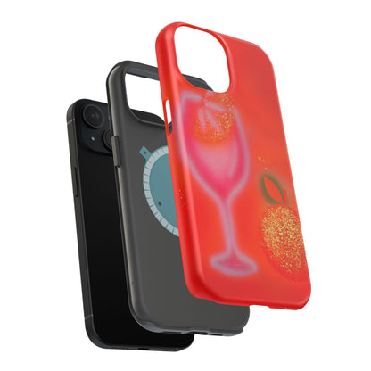 MagSafe "aperol spritz" airbrush iPhone case