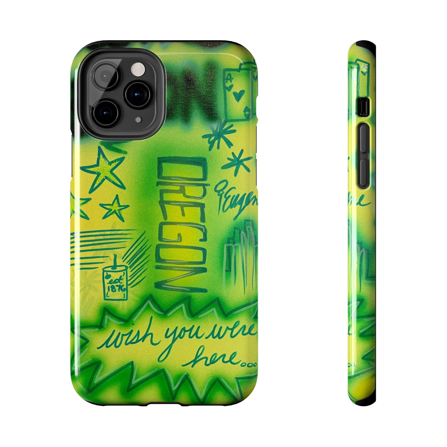 "oregon" airbrush iPhone case