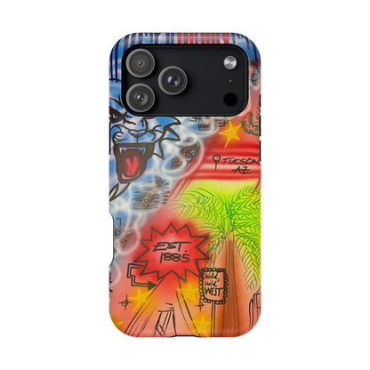 MagSafe Airbrush iPhone-Hülle „Tucson, AZ“