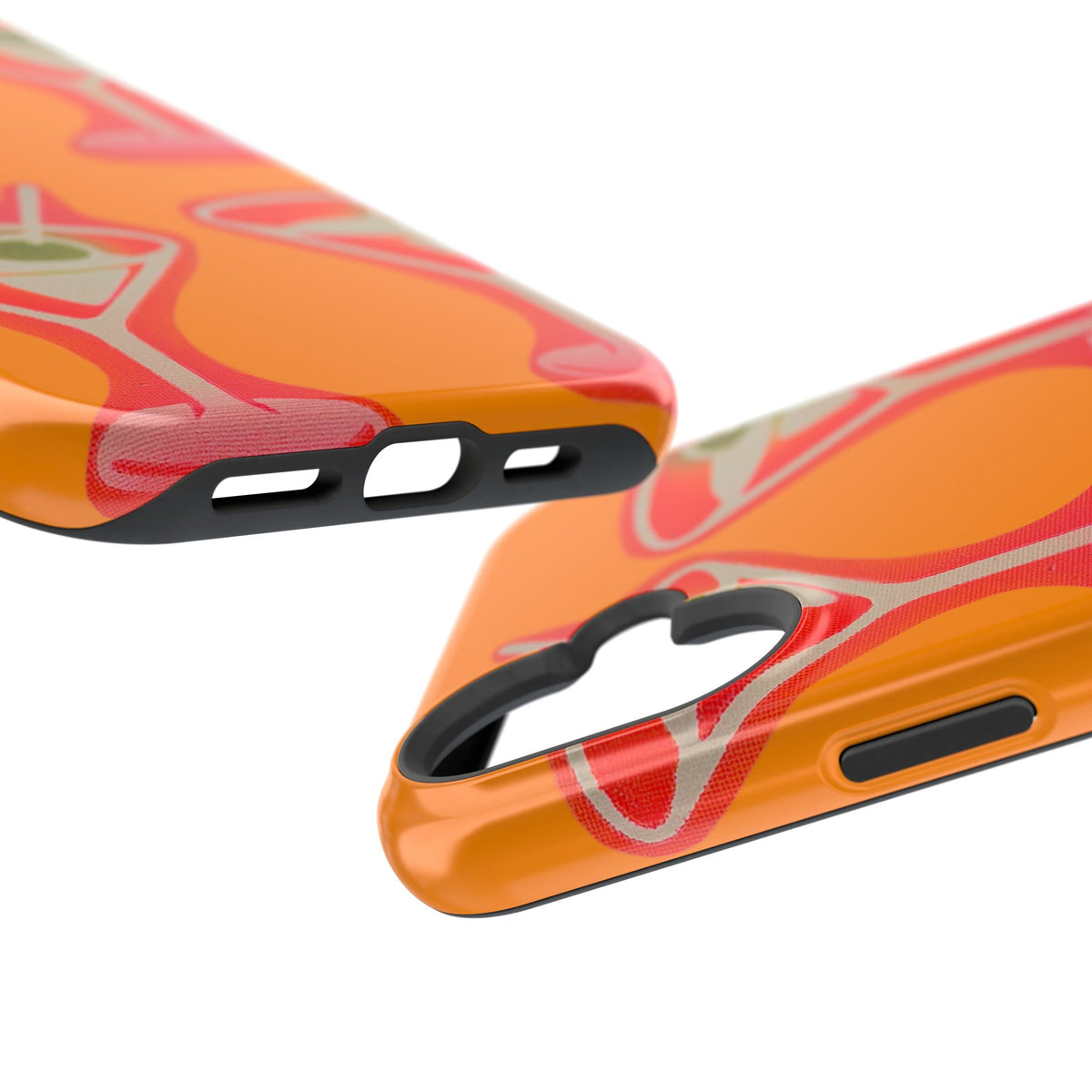 MagSafe "geschüttelt, nicht gerührt" Airbrush iPhone Hülle