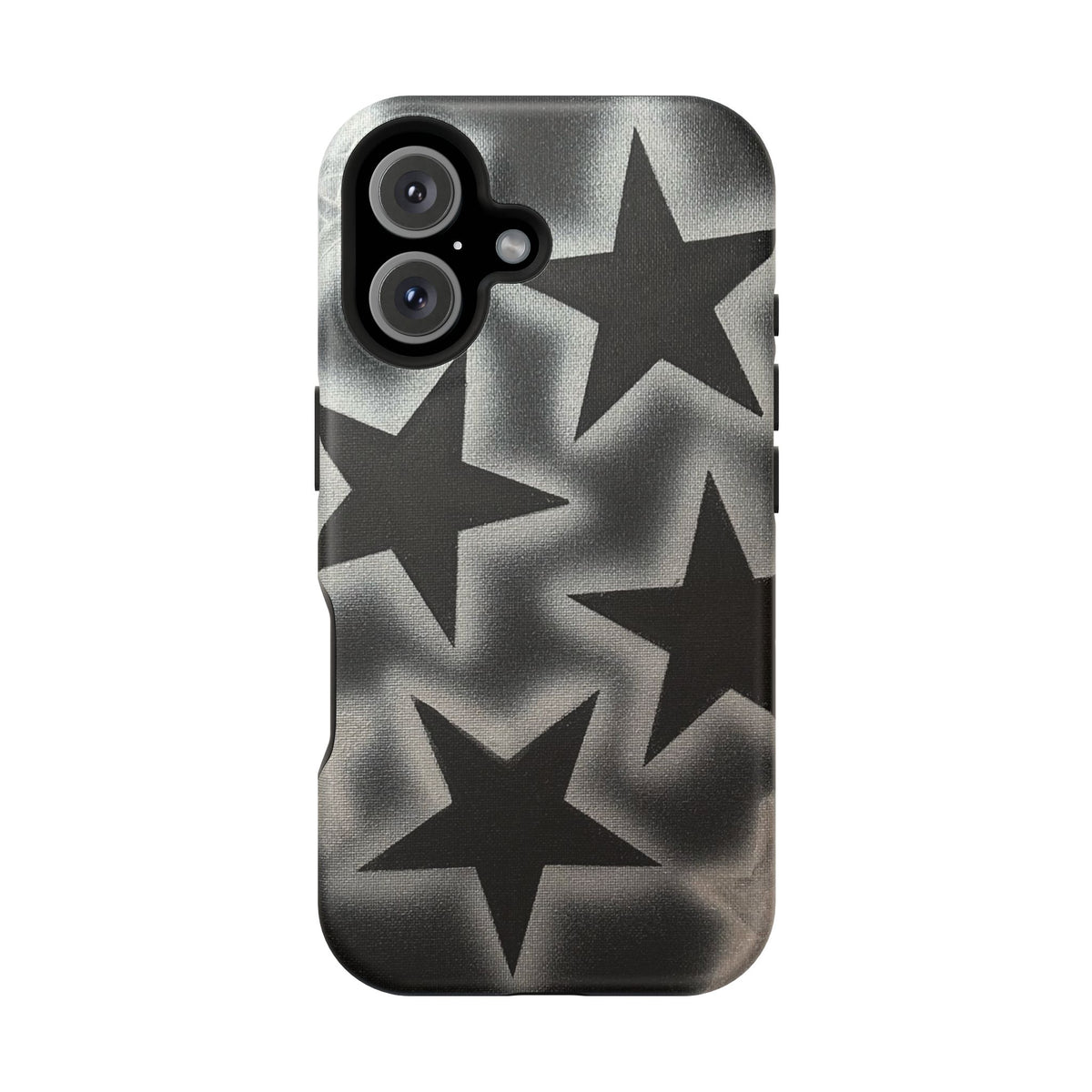 MagSafe "chrome stars" airbrush iPhone case