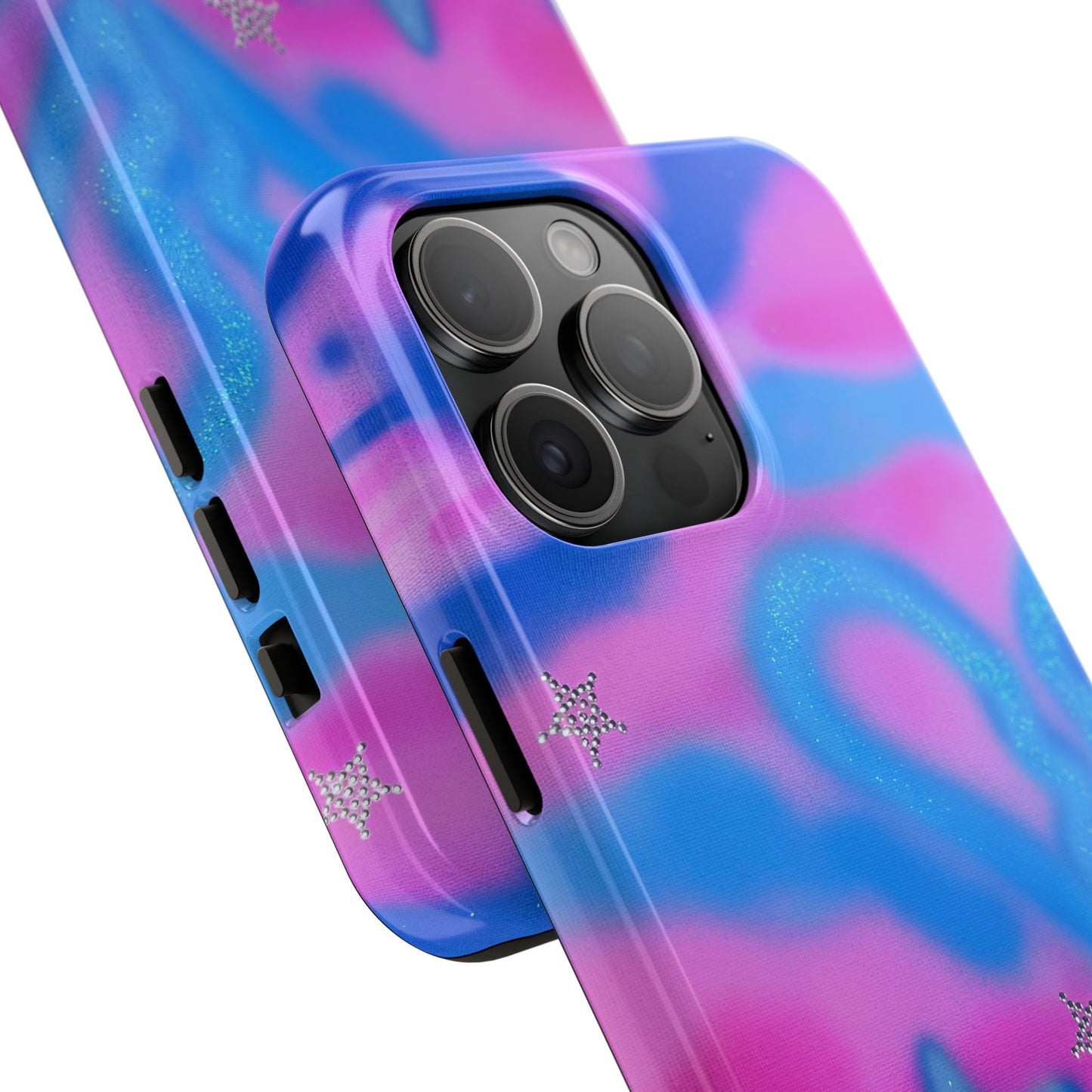 "blue camo" airbrush iPhone case