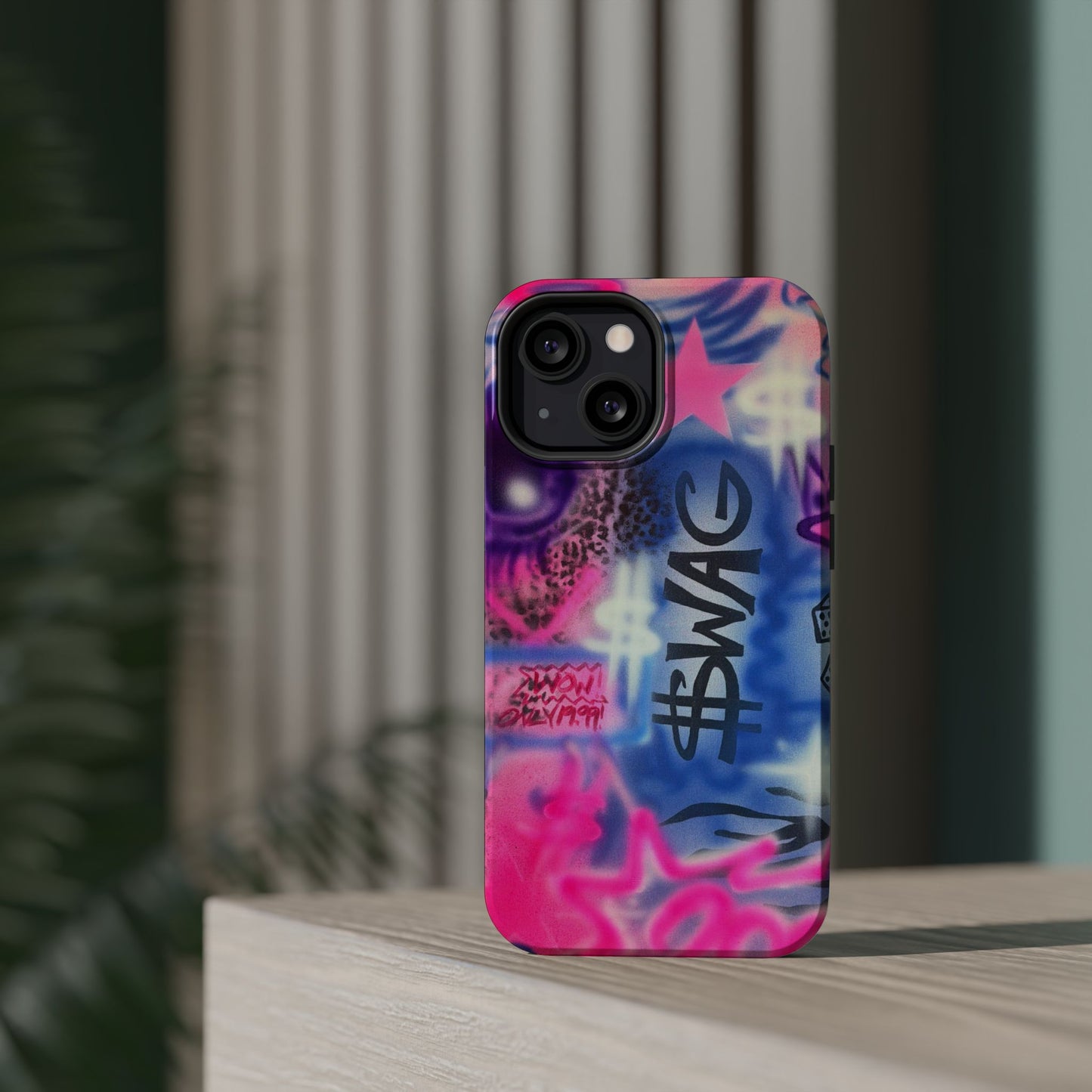 MagSafe "$wag" airbrush iPhone case