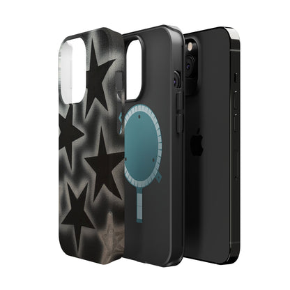 MagSafe "chrome stars" airbrush iPhone case