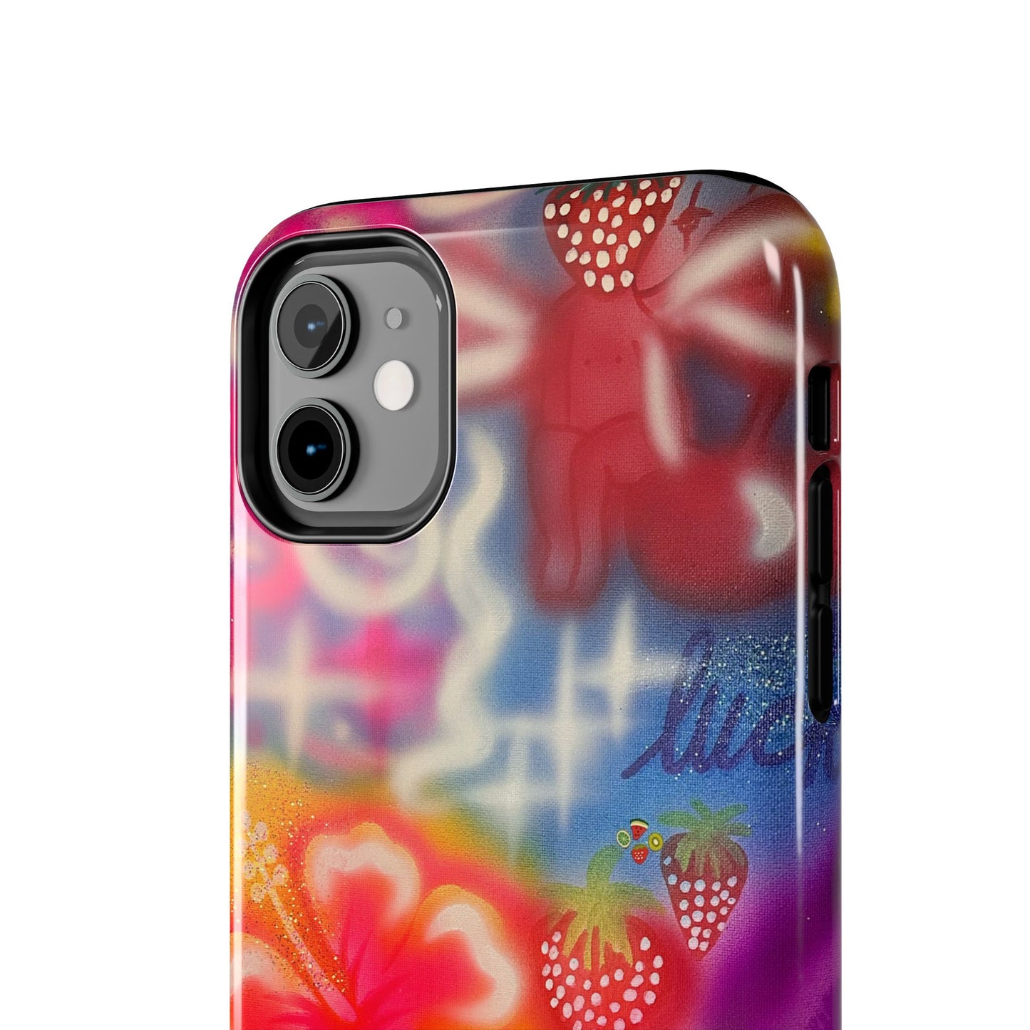 "luck and luv" airbrush iPhone case