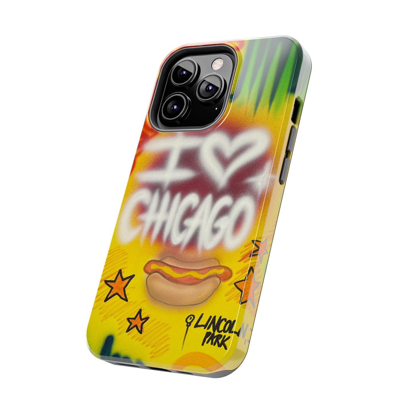 "chicago" airbrush iPhone case
