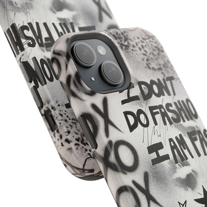 MagSafe "i am fashion" airbrush iPhone case