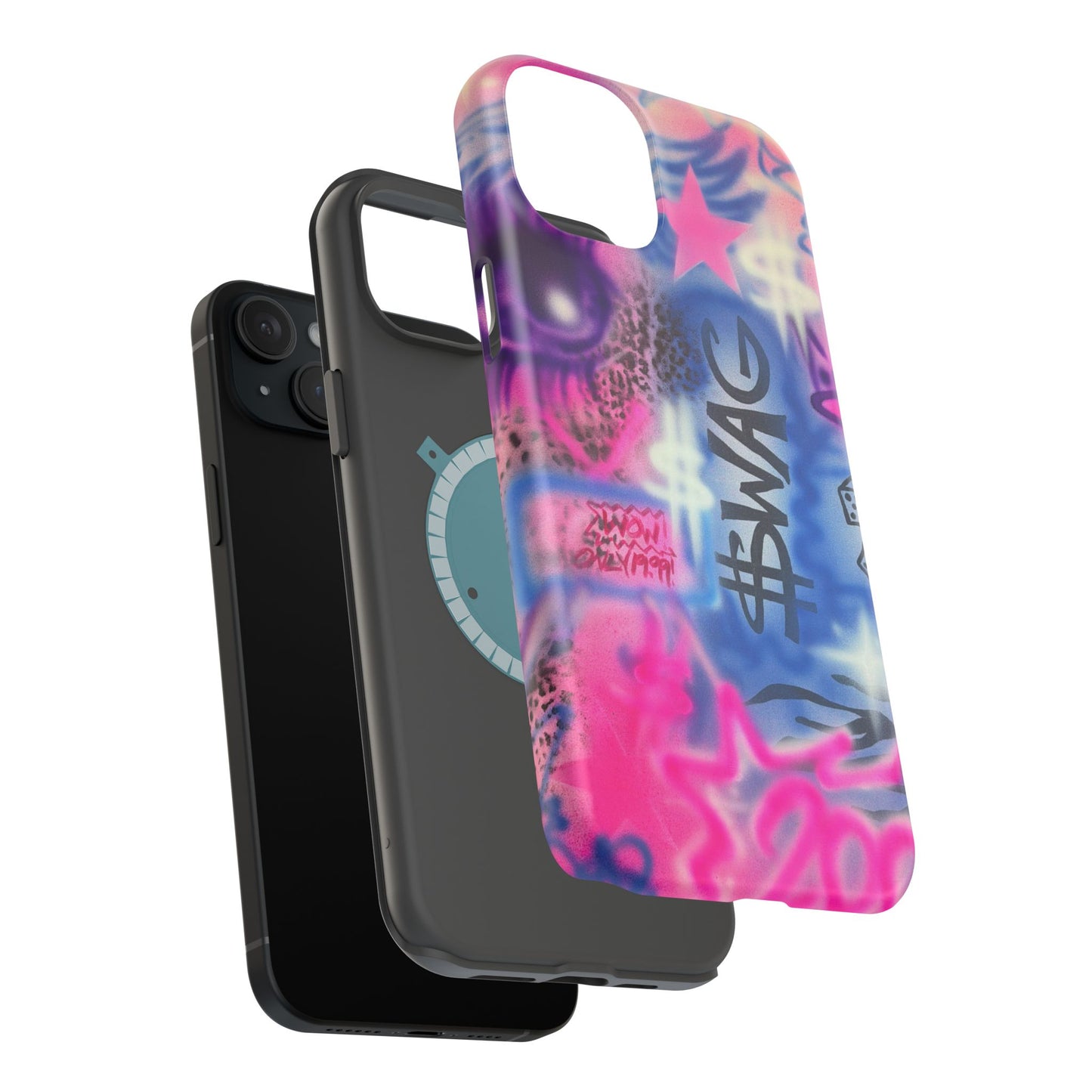 MagSafe "$wag" airbrush iPhone case