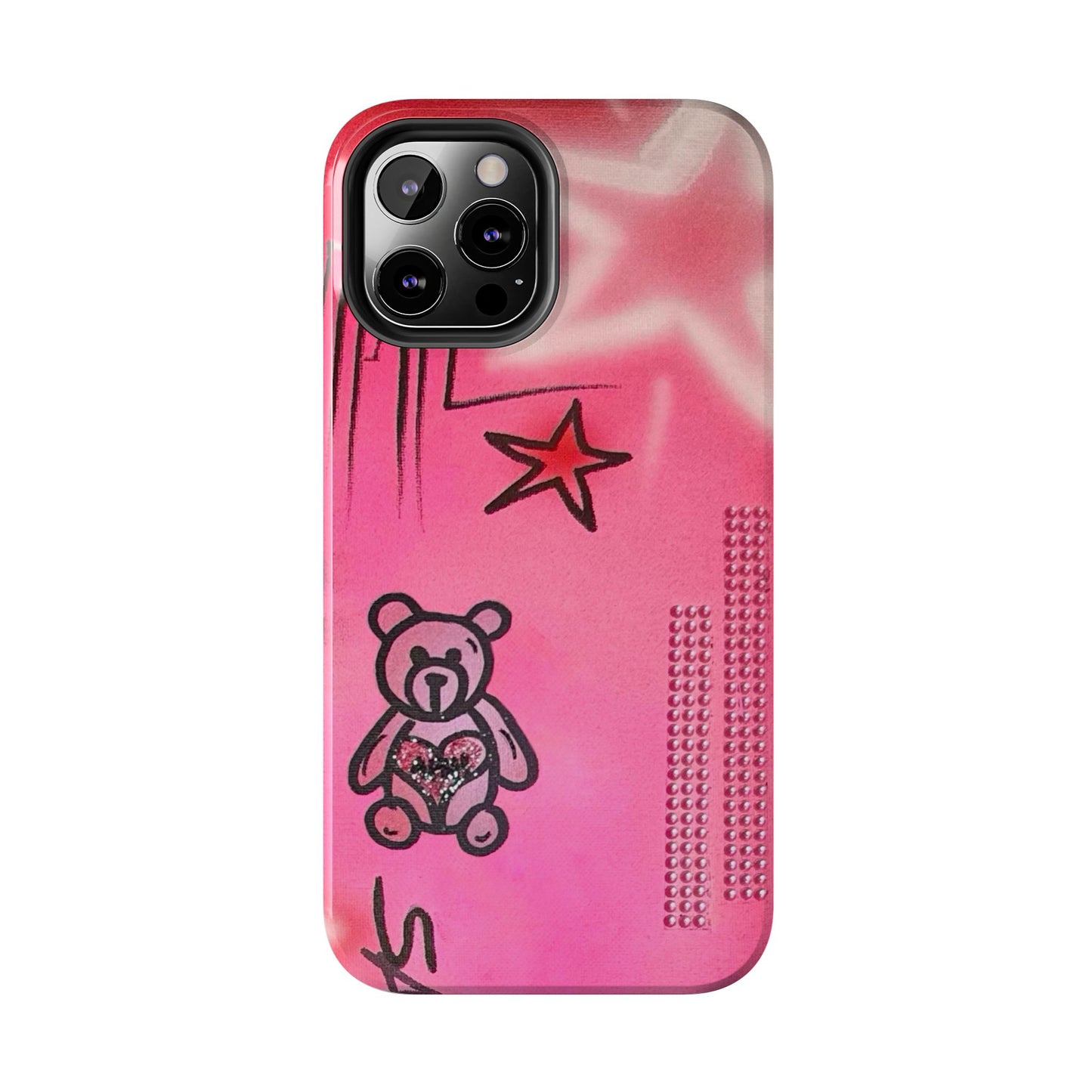 "teddy bear" airbrush iPhone case