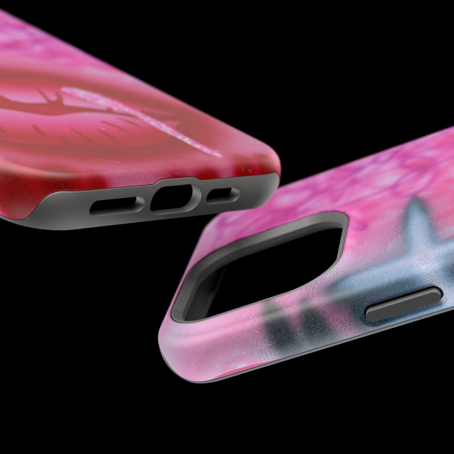 MagSafe limited edition "glitter aura" airbrush iPhone case