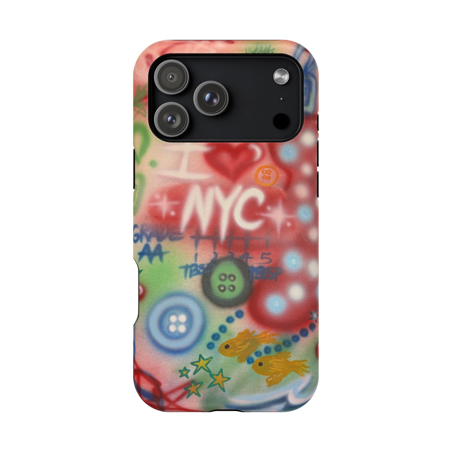 MagSafe "i <3 NYC" airbrush iPhone case