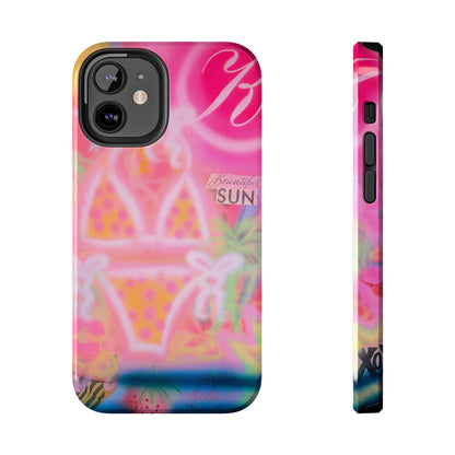 "santa monica strawberry" airbrush iPhone case