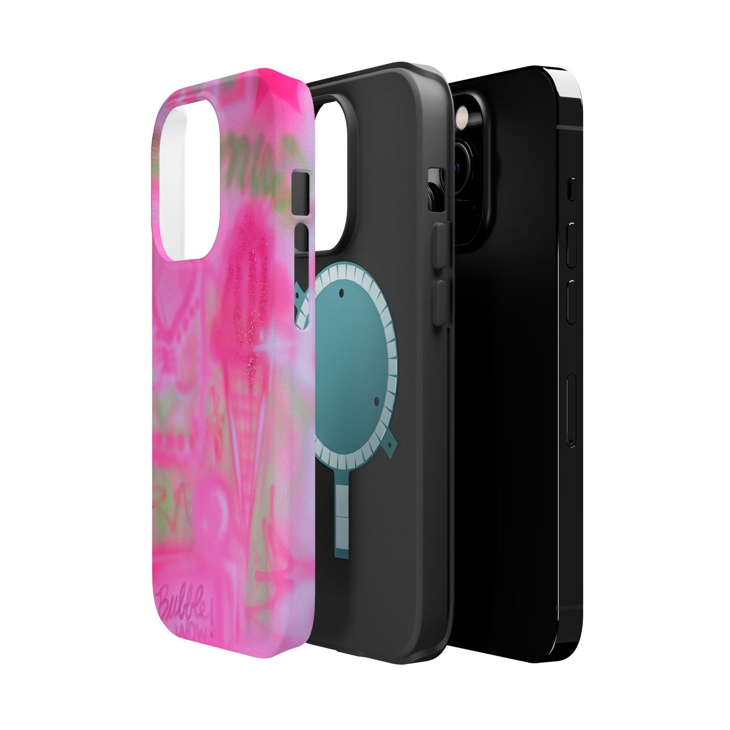 MagSafe "miami matcha" airbrush iPhone case