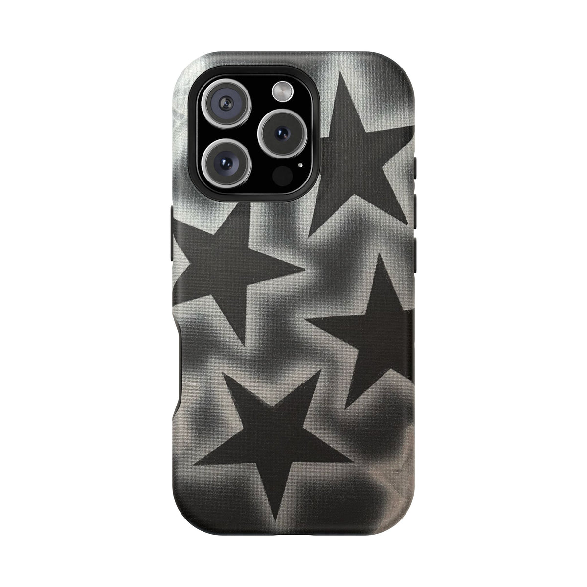 MagSafe "chrome stars" airbrush iPhone case