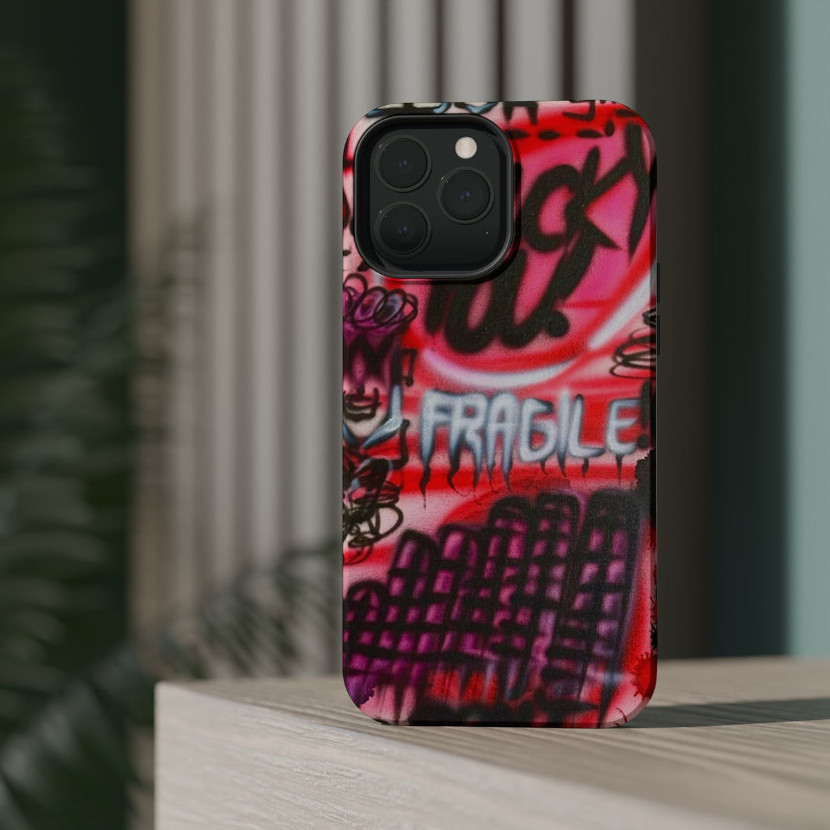 MagSafe "lucky you!" airbrush iPhone case