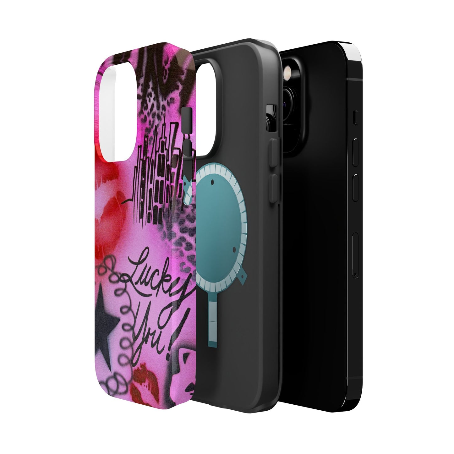 MagSafe "ulterior motive" airbrush iPhone case