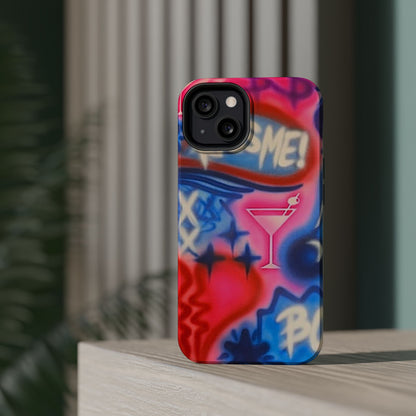 MagSafe "kiss me pt. 2" Airbrush iPhone Hülle