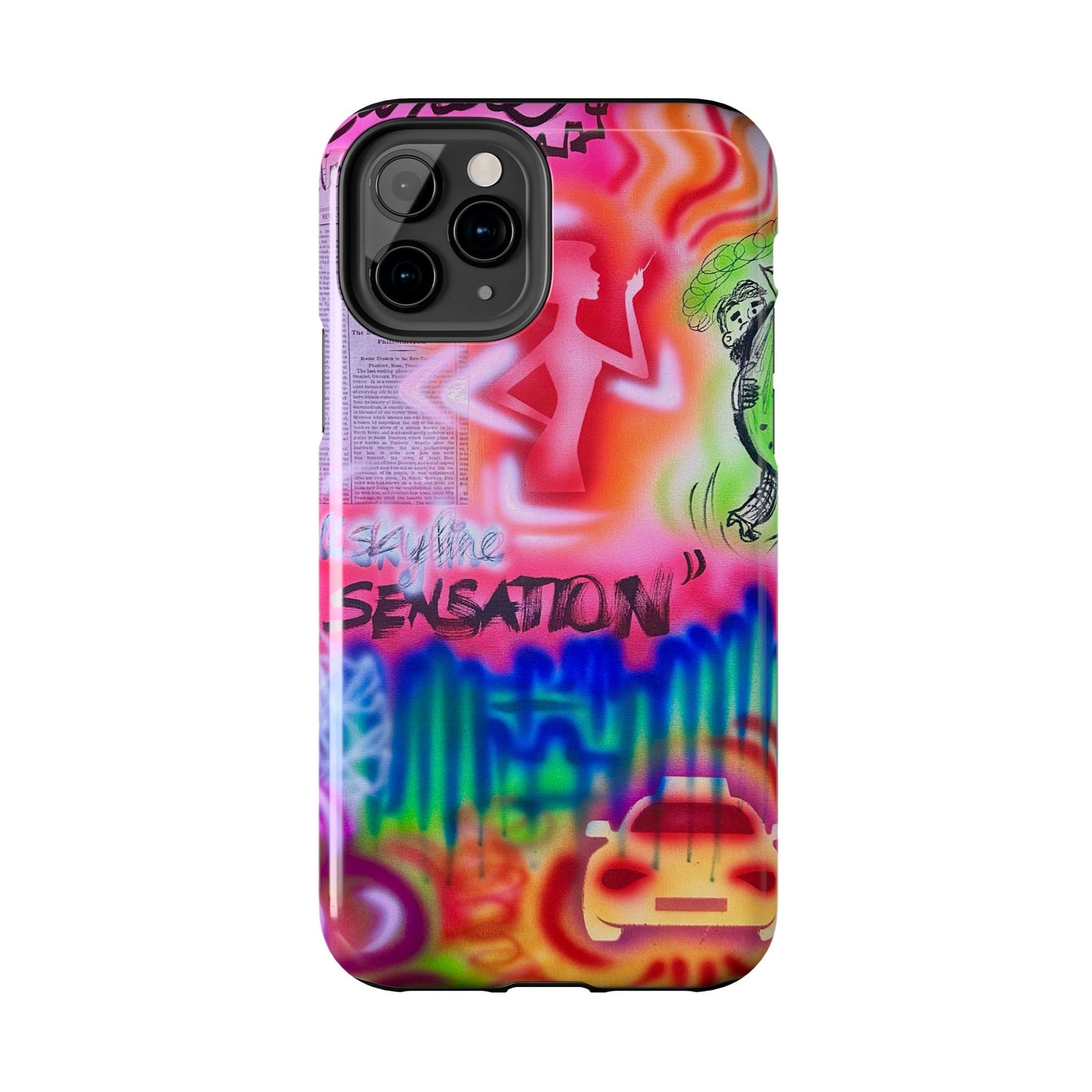 "skyline sensation" airbrush iPhone case