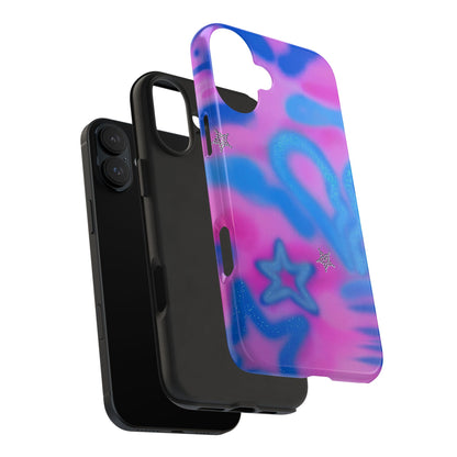 "blue camo" airbrush iPhone case