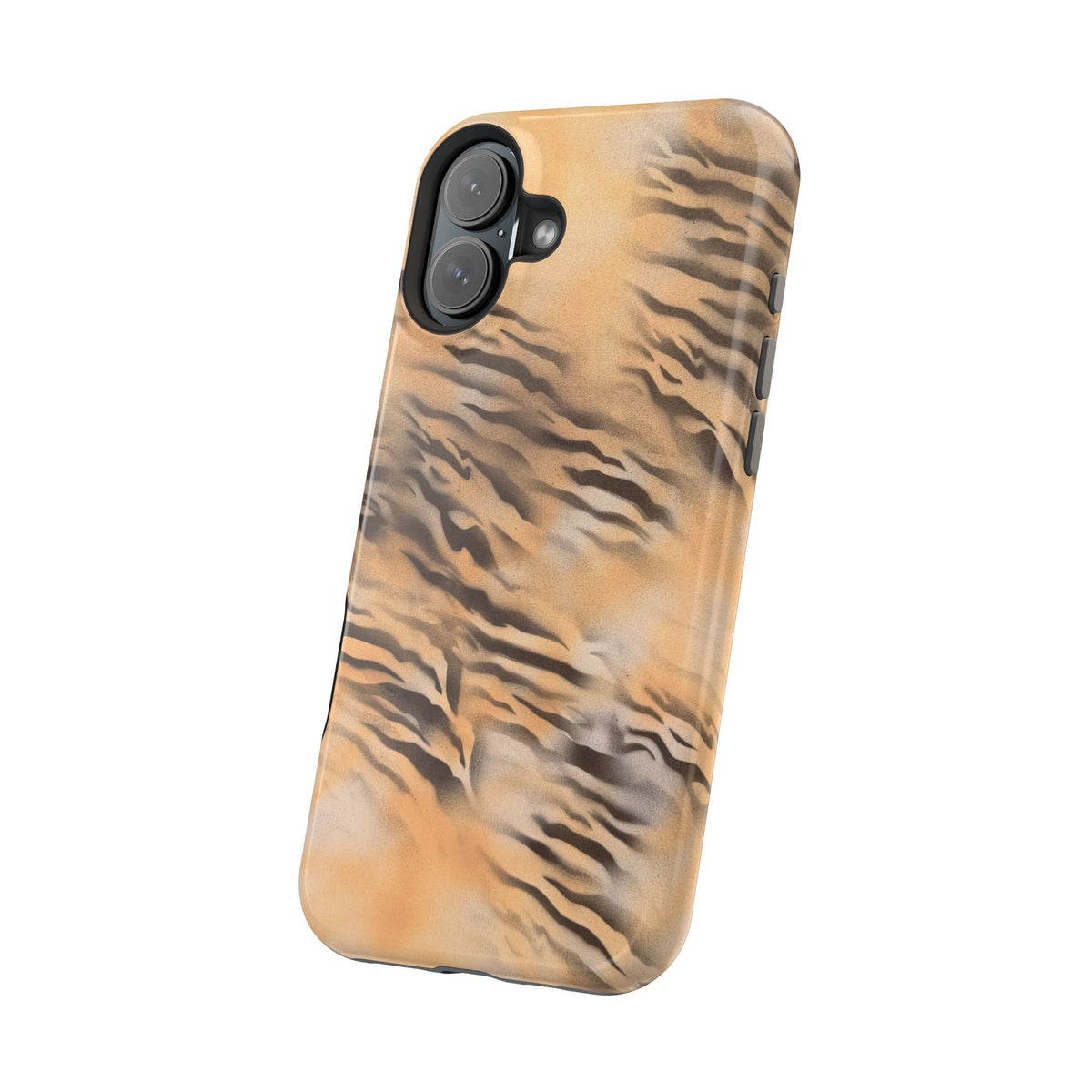 MagSafe "neutral tiger" airbrush iPhone case
