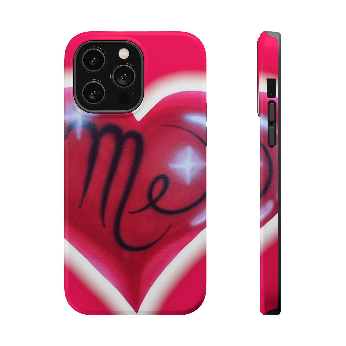 MagSafe "i <3 me" Airbrush iPhone Hülle