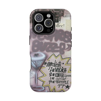 MagSafe "espresso martini" airbrush iPhone case