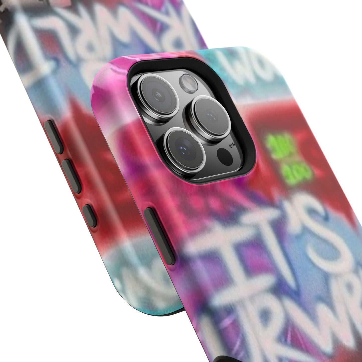 MagSafe „its ur WRLD“ Airbrush iPhone Hülle