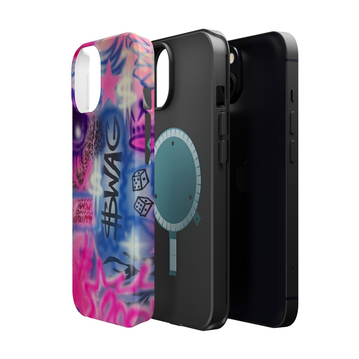 MagSafe "$wag" airbrush iPhone case