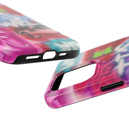 "it's ur WRLD" airbrush iPhone case