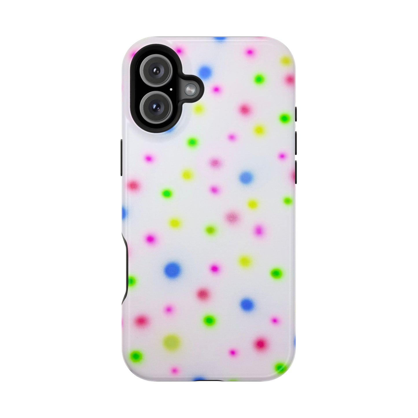 MagSafe "birthday cake polka dot" airbrush iPhone case
