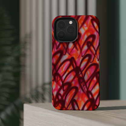 MagSafe „Graffiti Love“ Airbrush iPhone Hülle