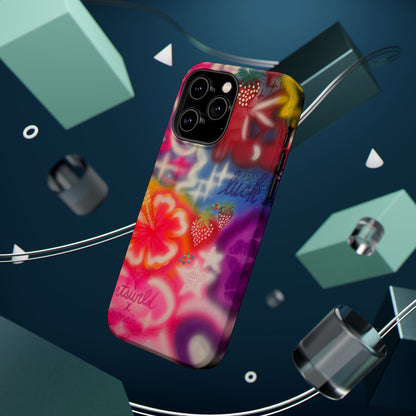 MagSafe „luck & luv“ Airbrush iPhone-Hülle