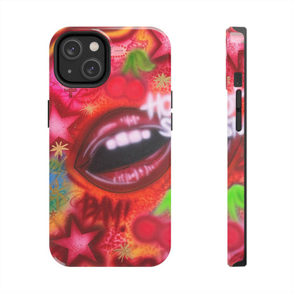 "hot stuff" airbrush iPhone case