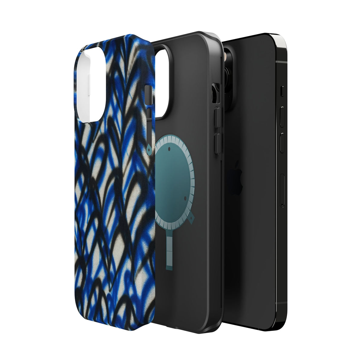 MagSafe "abstract hearts" airbrush iPhone case