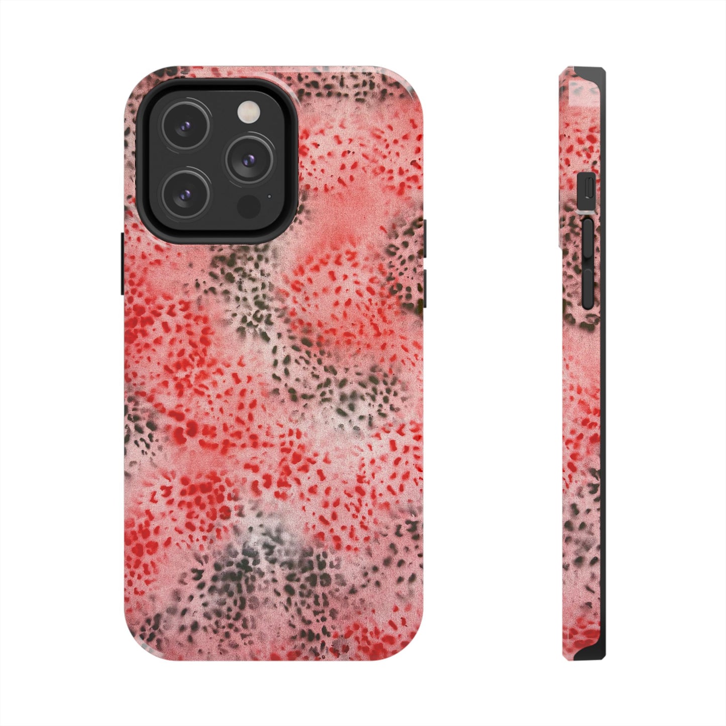"red cheetah" airbrush iPhone case