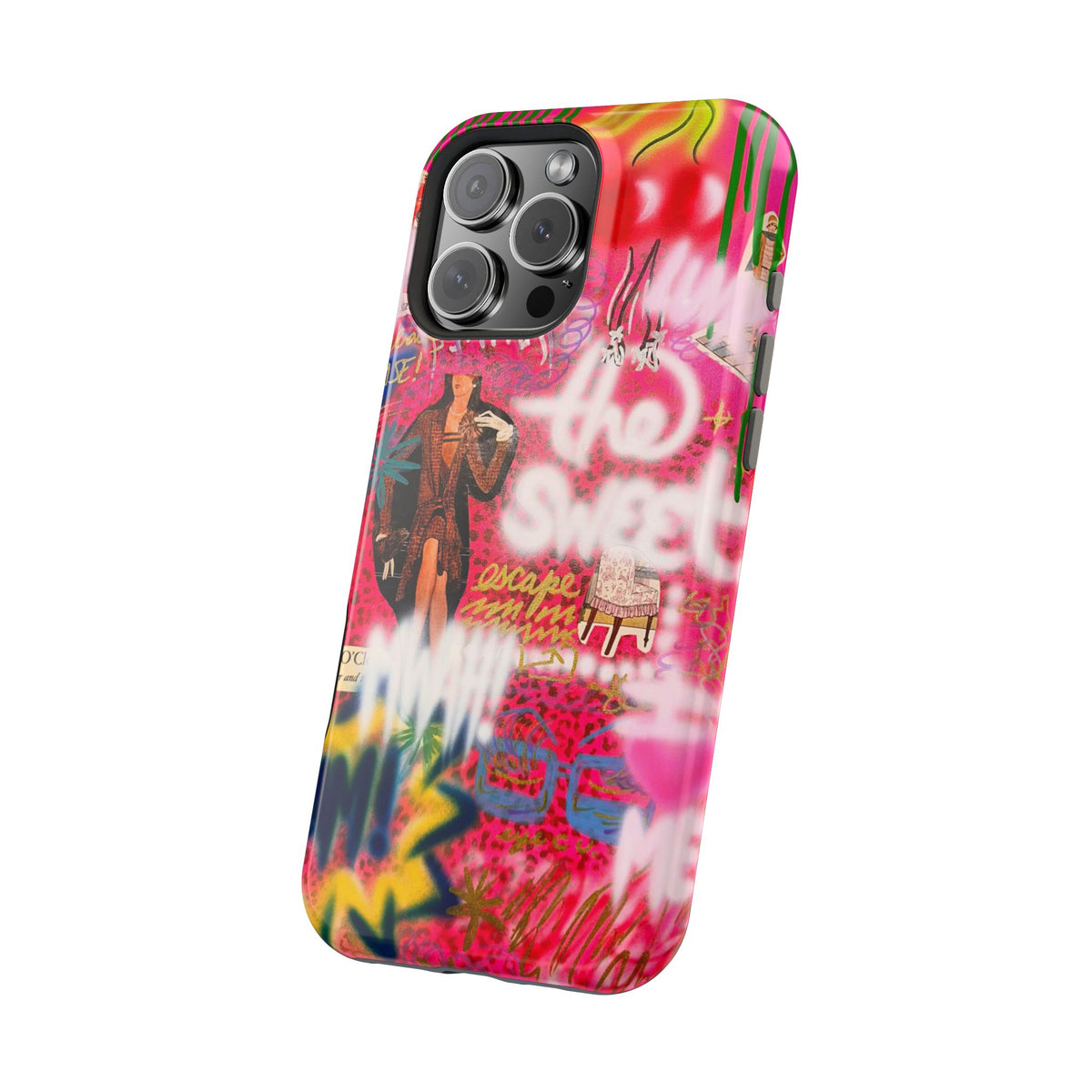 MagSafe "Sweet Escape" Airbrush iPhone Hülle