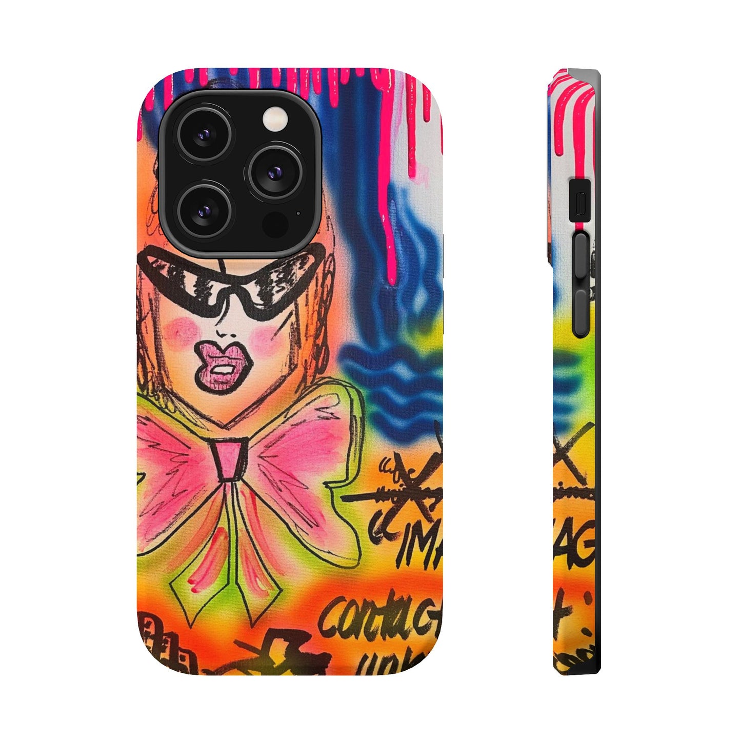 MagSafe „Kontakt unbekannt“ Airbrush iPhone Hülle