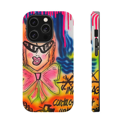 MagSafe „Kontakt unbekannt“ Airbrush iPhone Hülle
