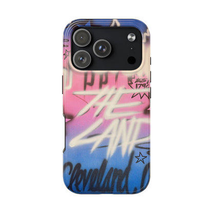 "cleveland" airbrush iPhone case