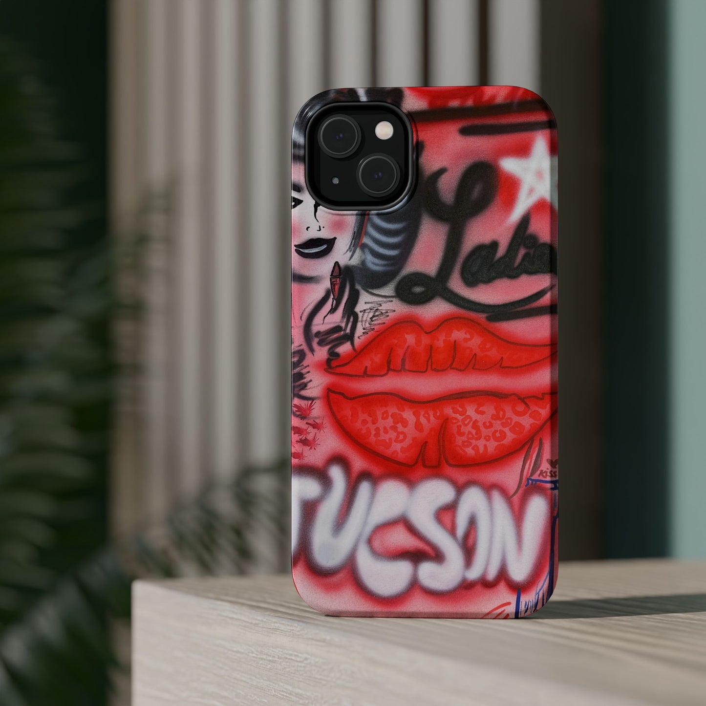MagSafe "tucson, az" airbrush iPhone case
