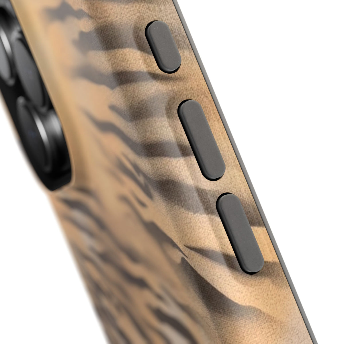 MagSafe "neutral tiger" airbrush iPhone case